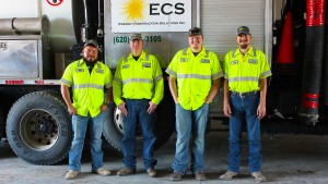 Energy Construction Solutions (ECS) Hydrovac Truck and Crew
