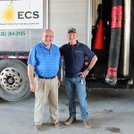 ECS CEO Bruce Bergstrom with Hydra-Flex