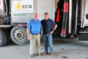 ECS CEO Bruce Bergstrom with Hydra-Flex