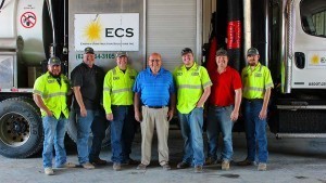 ECS hydrovac crew